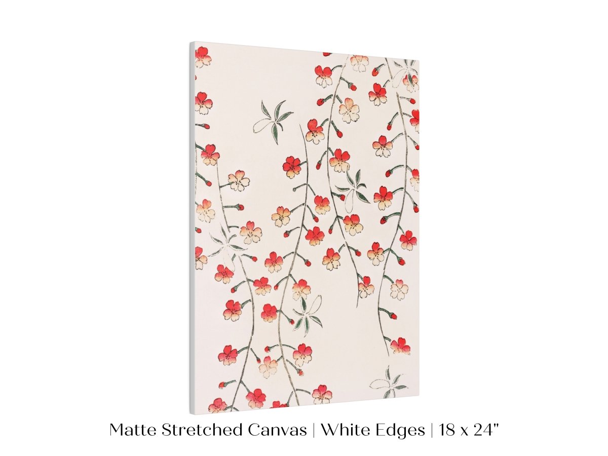 Cherry Blossom Pattern | Vintage Japanese Art | P322 - Single Art Prints - Piccolo Fiore Prints
