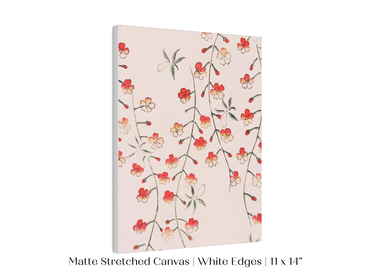 Cherry Blossom Pattern | Vintage Japanese Art | P322 - Single Art Prints - Piccolo Fiore Prints