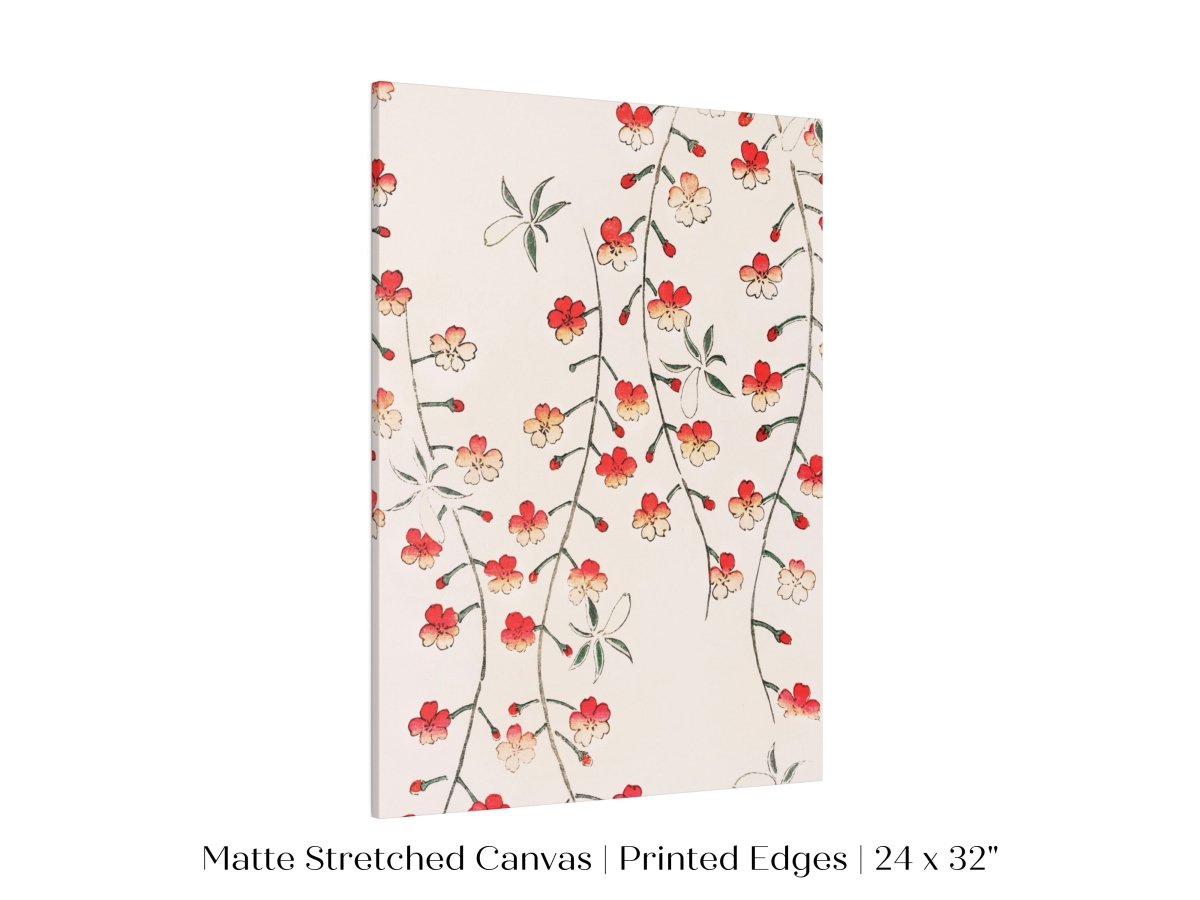 Cherry Blossom Pattern | Vintage Japanese Art | P322 - Single Art Prints - Piccolo Fiore Prints