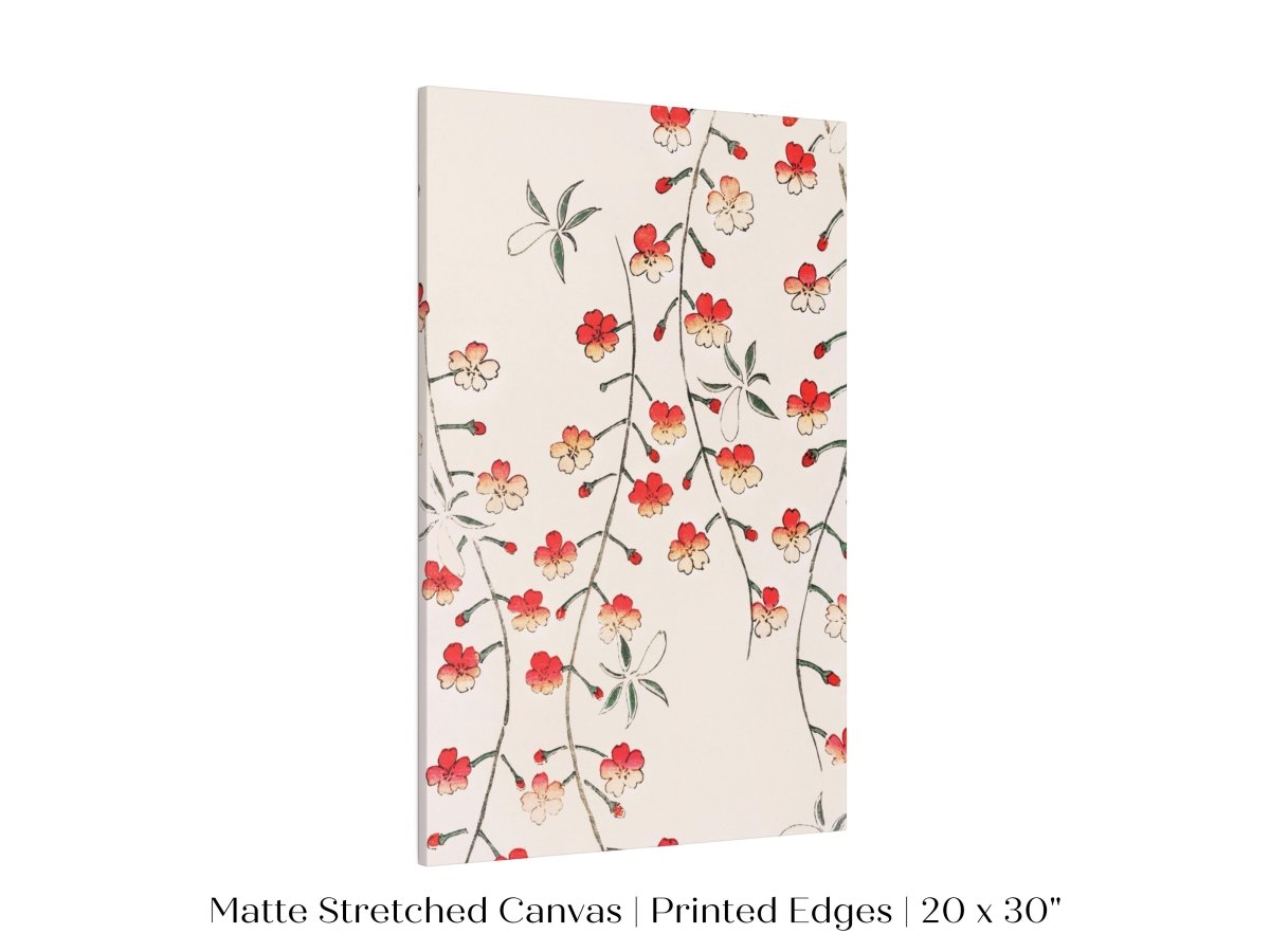 Cherry Blossom Pattern | Vintage Japanese Art | P322 - Single Art Prints - Piccolo Fiore Prints