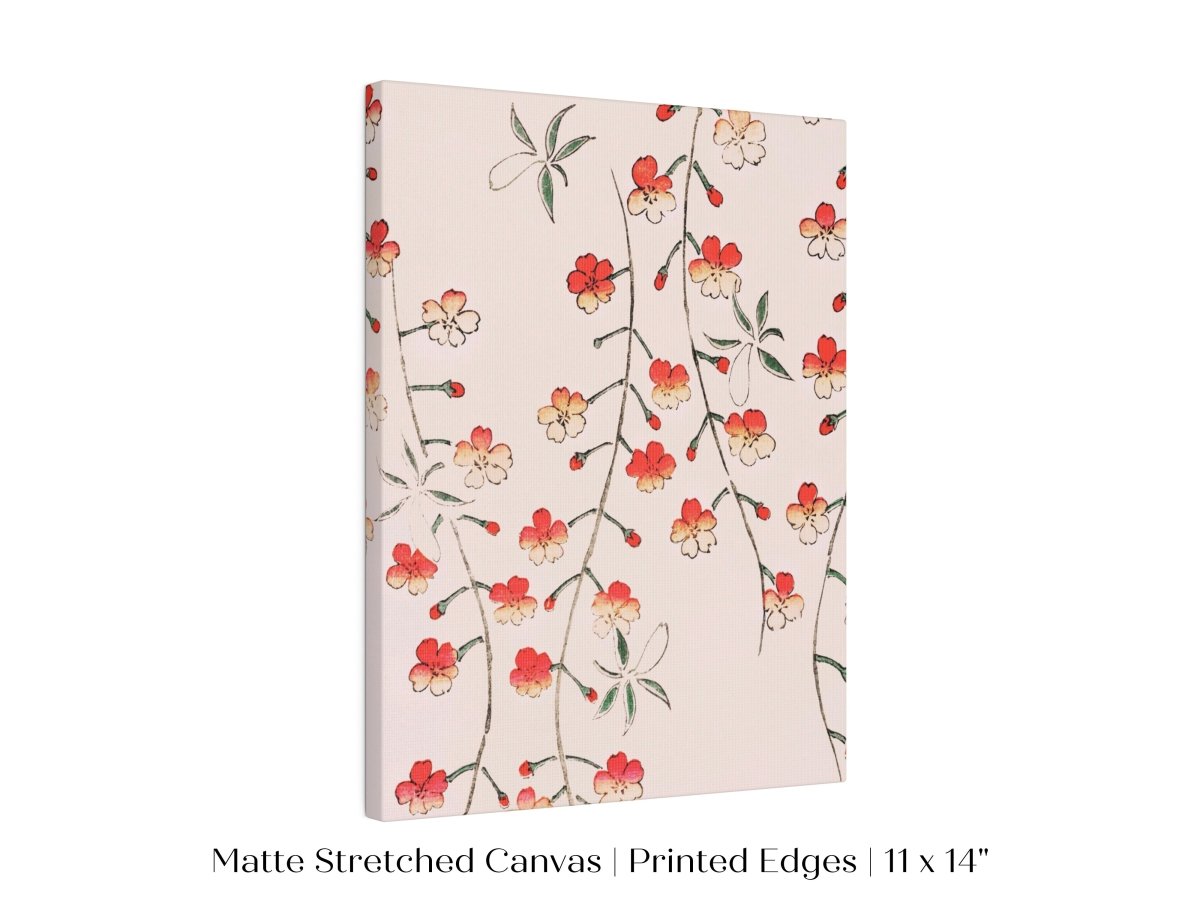 Cherry Blossom Pattern | Vintage Japanese Art | P322 - Single Art Prints - Piccolo Fiore Prints