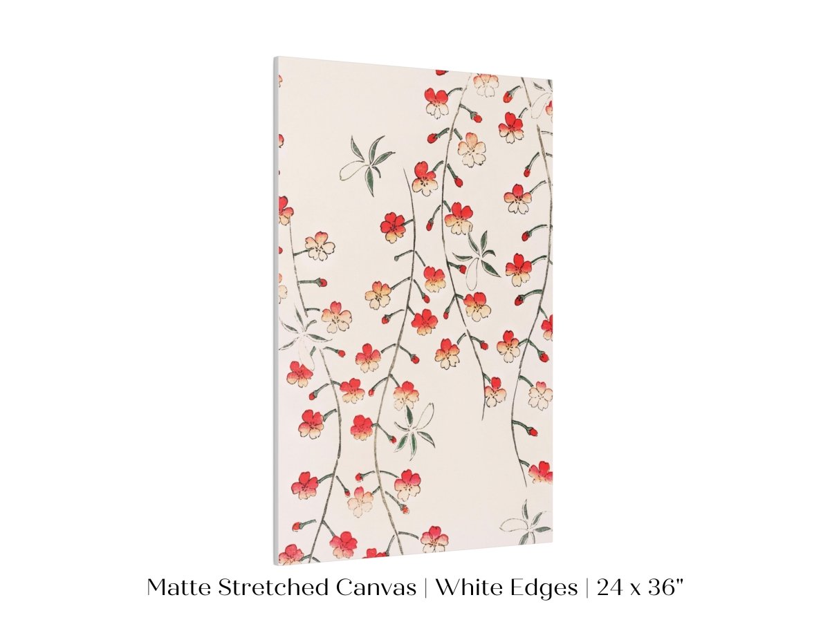 Cherry Blossom Pattern | Vintage Japanese Art | P322 - Single Art Prints - Piccolo Fiore Prints