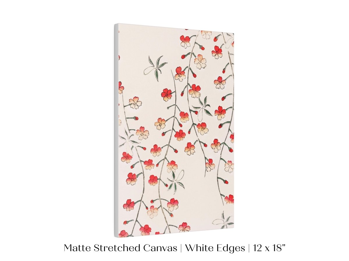 Cherry Blossom Pattern | Vintage Japanese Art | P322 - Single Art Prints - Piccolo Fiore Prints
