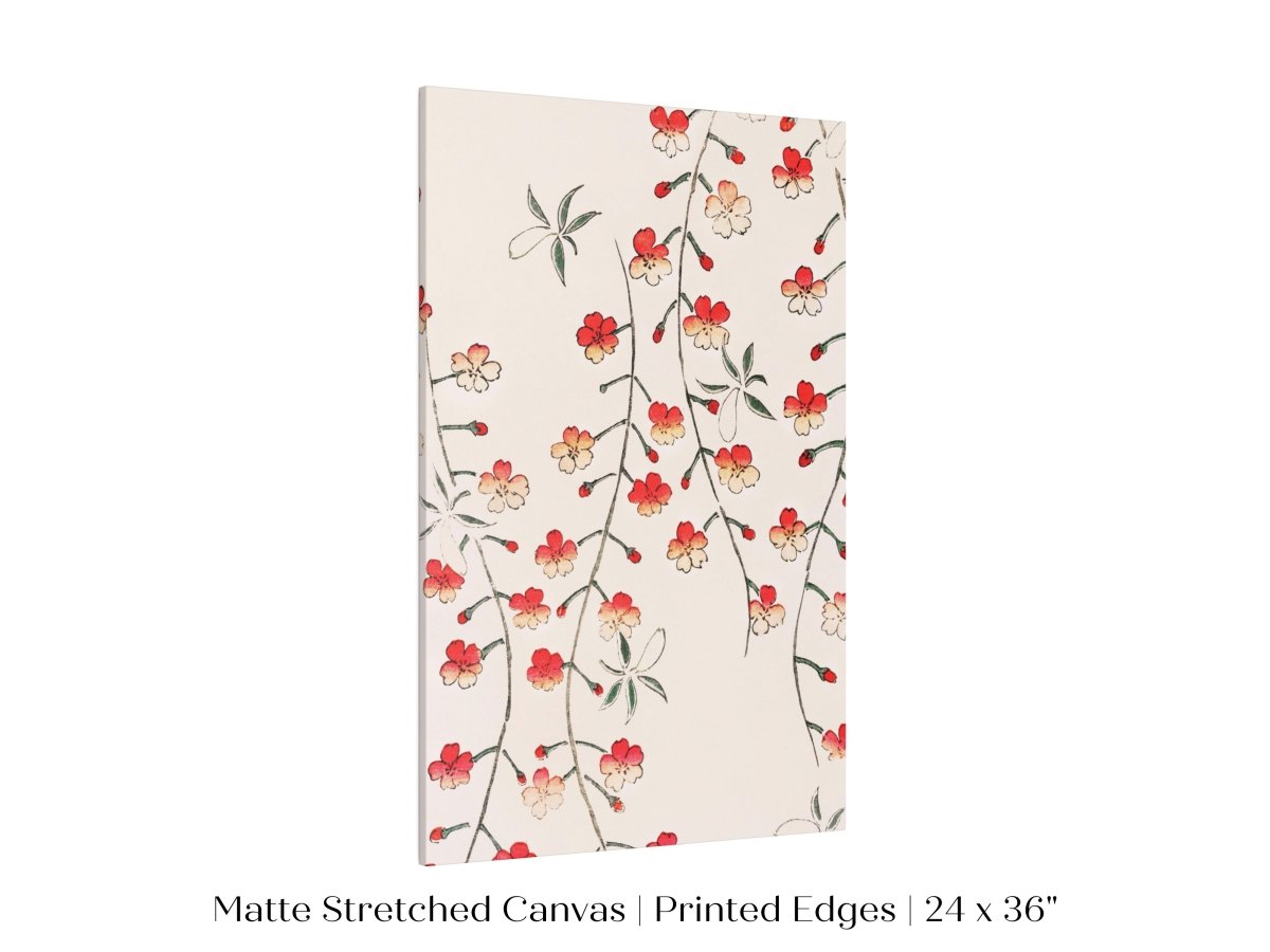 Cherry Blossom Pattern | Vintage Japanese Art | P322 - Single Art Prints - Piccolo Fiore Prints