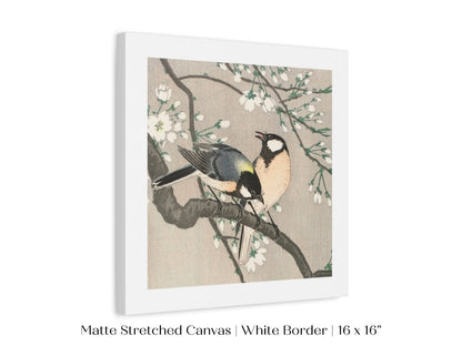 Cherry Branch | Vintage Japanese Art | P279 - Single Square Art Prints - Piccolo Fiore Prints
