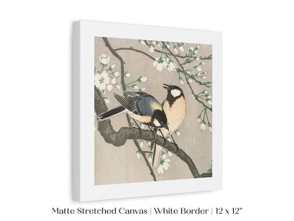 Cherry Branch | Vintage Japanese Art | P279 - Single Square Art Prints - Piccolo Fiore Prints