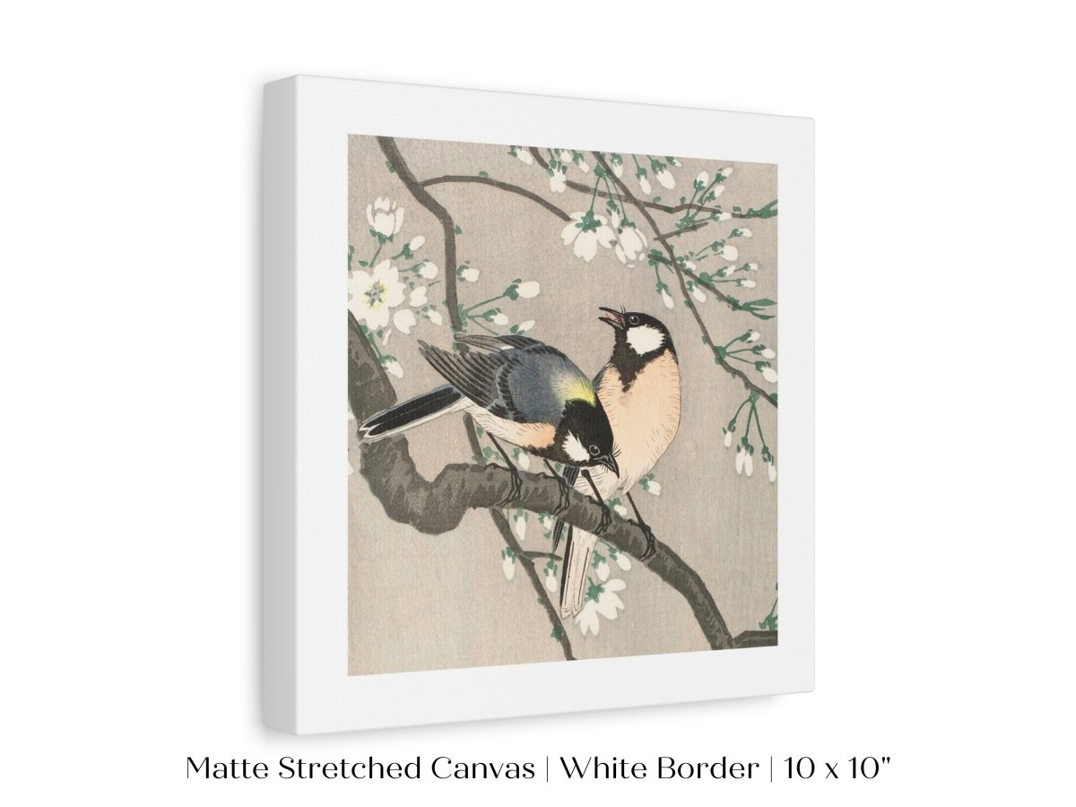 Cherry Branch | Vintage Japanese Art | P279 - Single Square Art Prints - Piccolo Fiore Prints