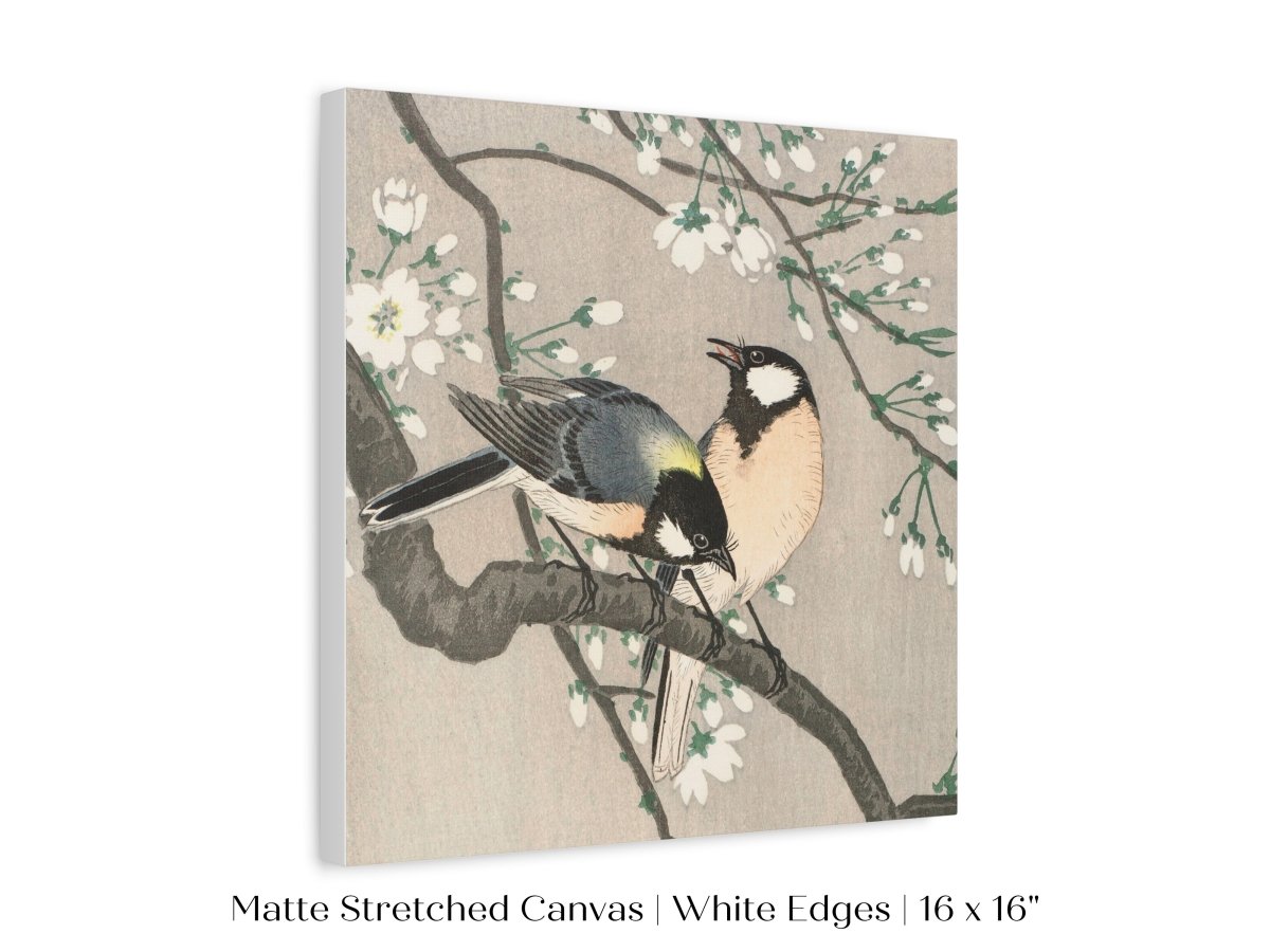 Cherry Branch | Vintage Japanese Art | P279 - Single Square Art Prints - Piccolo Fiore Prints