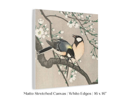 Cherry Branch | Vintage Japanese Art | P279 - Single Square Art Prints - Piccolo Fiore Prints