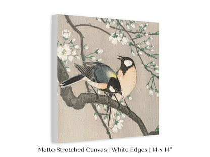 Cherry Branch | Vintage Japanese Art | P279 - Single Square Art Prints - Piccolo Fiore Prints