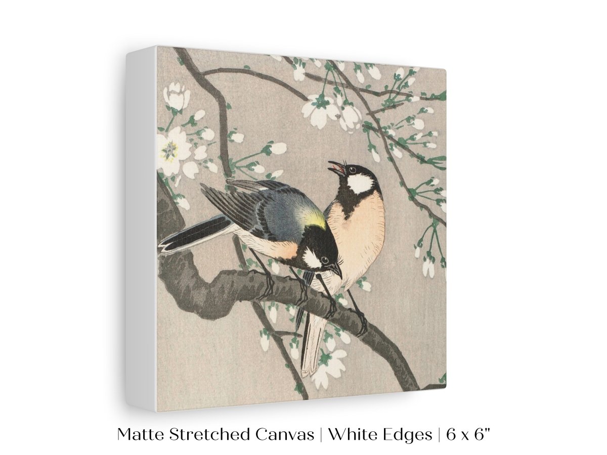 Cherry Branch | Vintage Japanese Art | P279 - Single Square Art Prints - Piccolo Fiore Prints