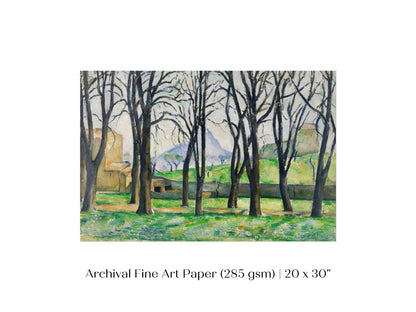 Chestnut Trees | P180 - Single Art Prints - Piccolo Fiore Prints