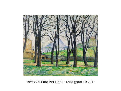 Chestnut Trees | P180 - Single Art Prints - Piccolo Fiore Prints