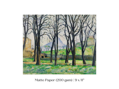 Chestnut Trees | P180 - Single Art Prints - Piccolo Fiore Prints