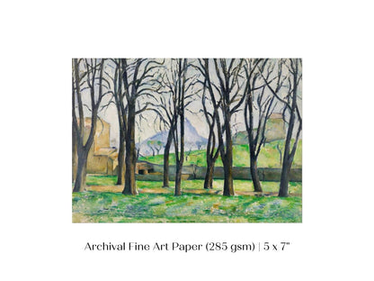 Chestnut Trees | P180 - Single Art Prints - Piccolo Fiore Prints