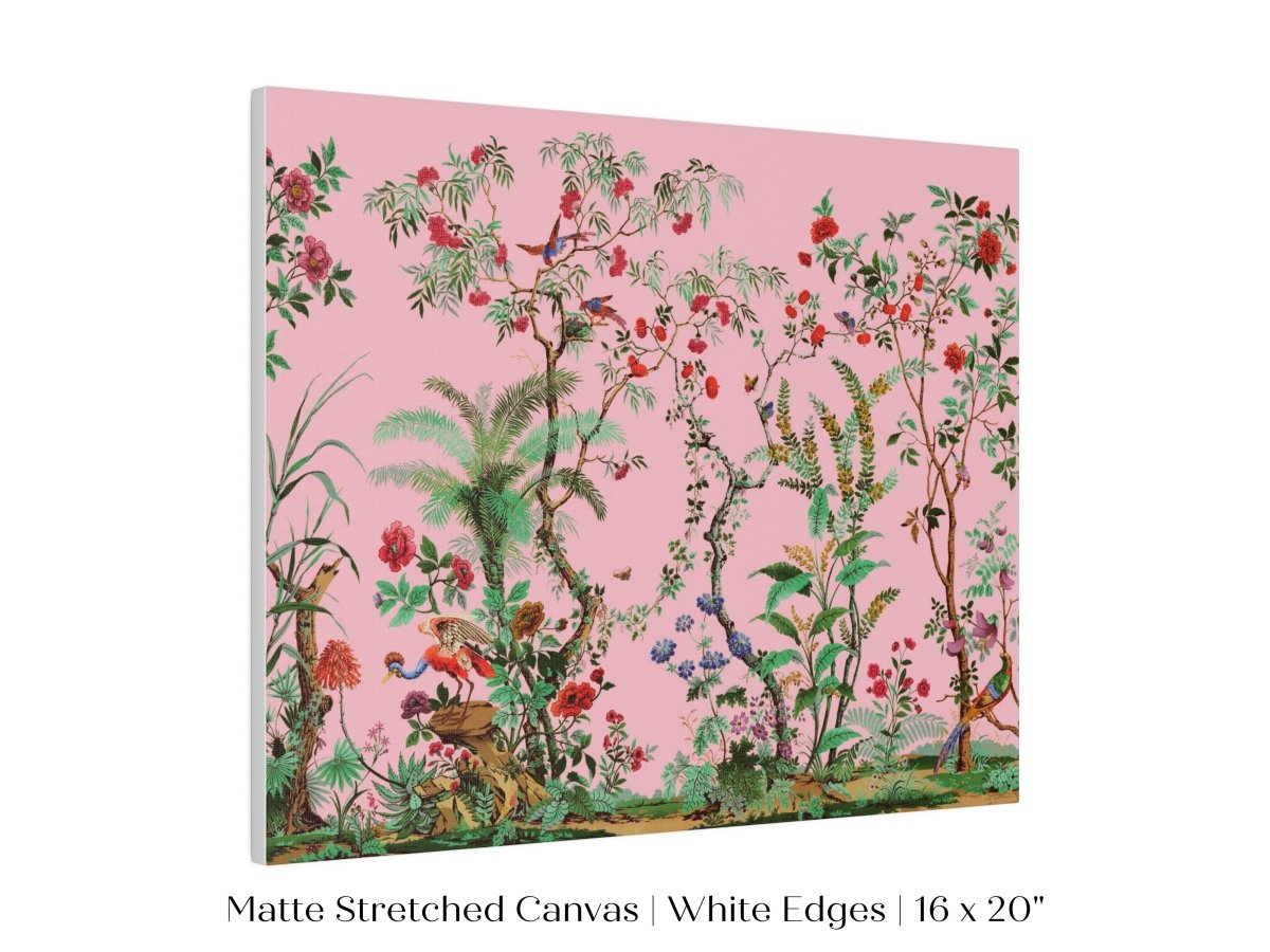 Chinoiserie in Pink | P482 - Single Art Prints - Piccolo Fiore Prints