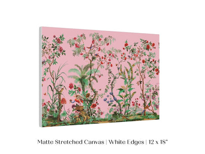 Chinoiserie in Pink | P482 - Single Art Prints - Piccolo Fiore Prints