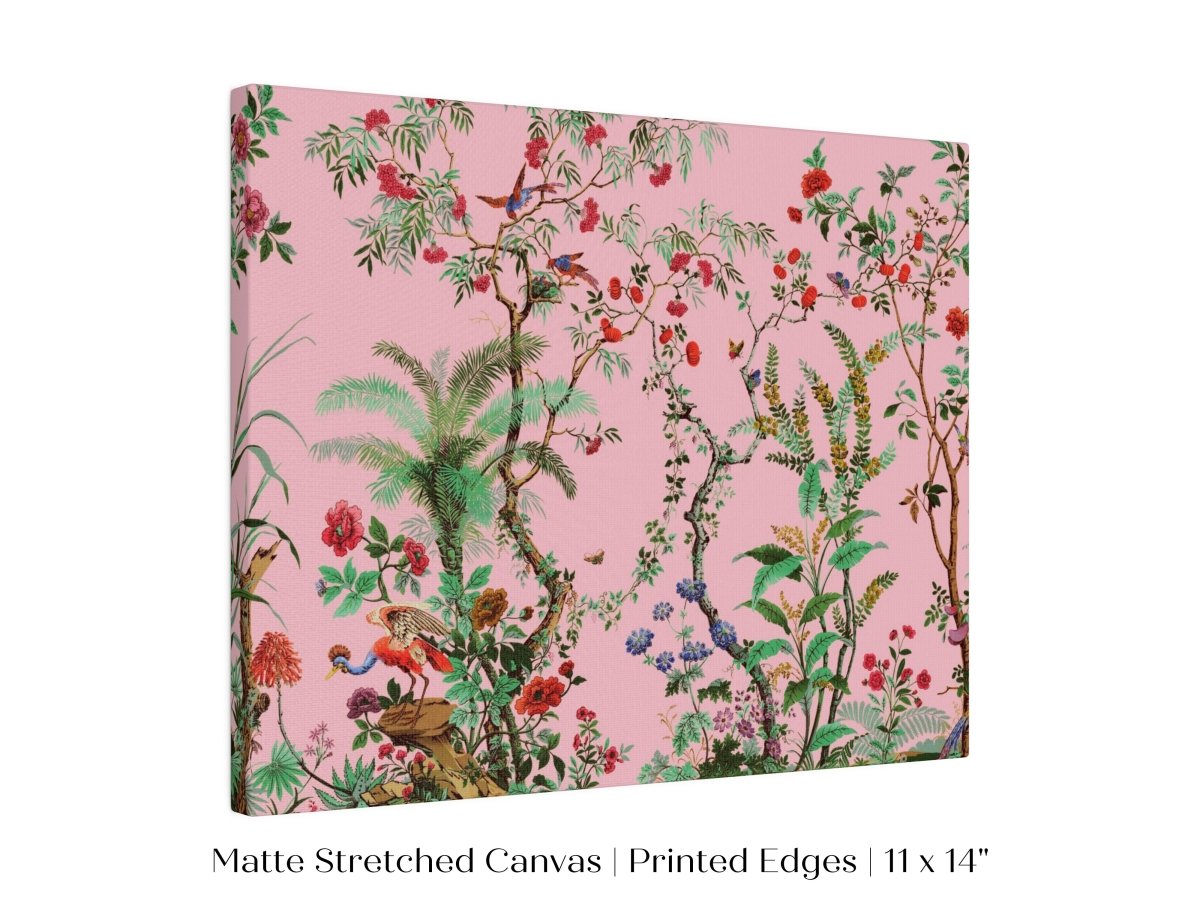 Chinoiserie in Pink | P482 - Single Art Prints - Piccolo Fiore Prints
