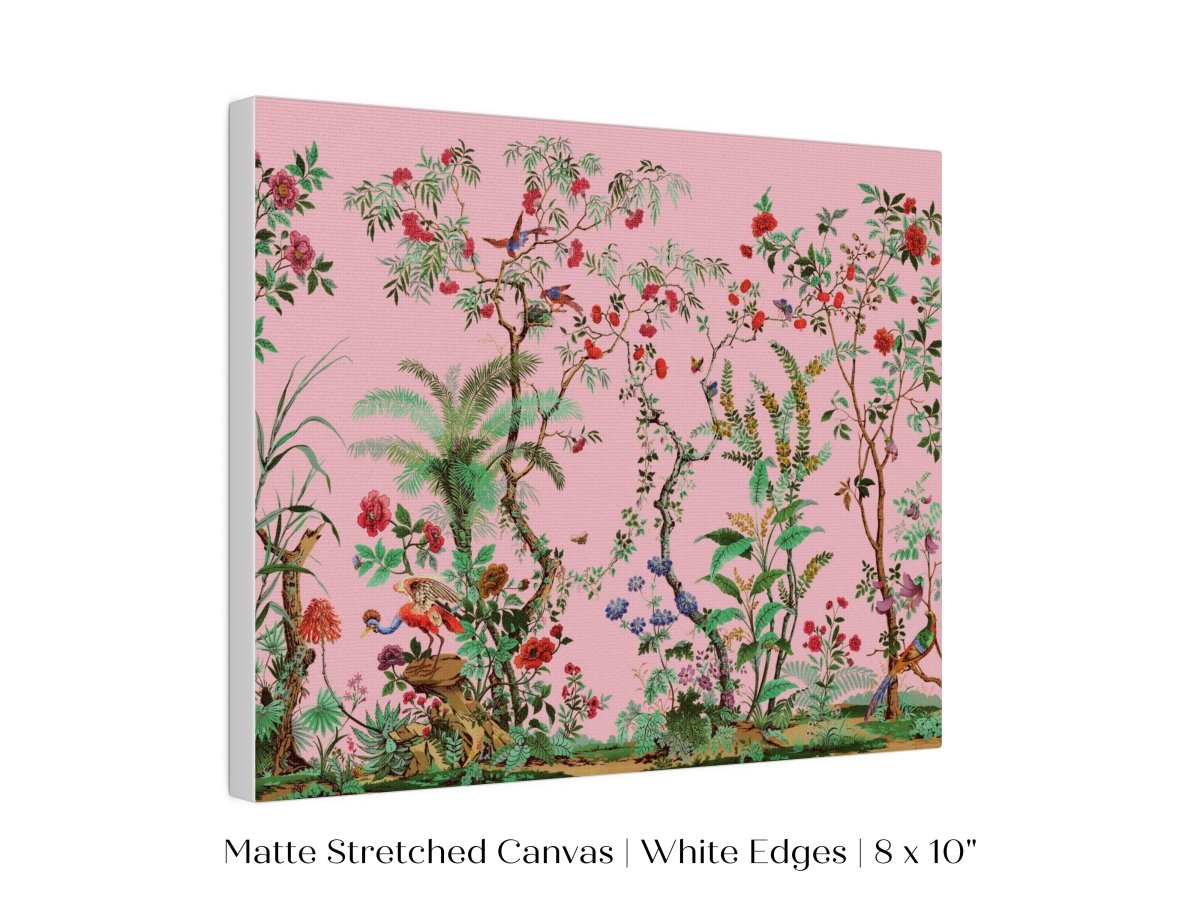 Chinoiserie in Pink | P482 - Single Art Prints - Piccolo Fiore Prints