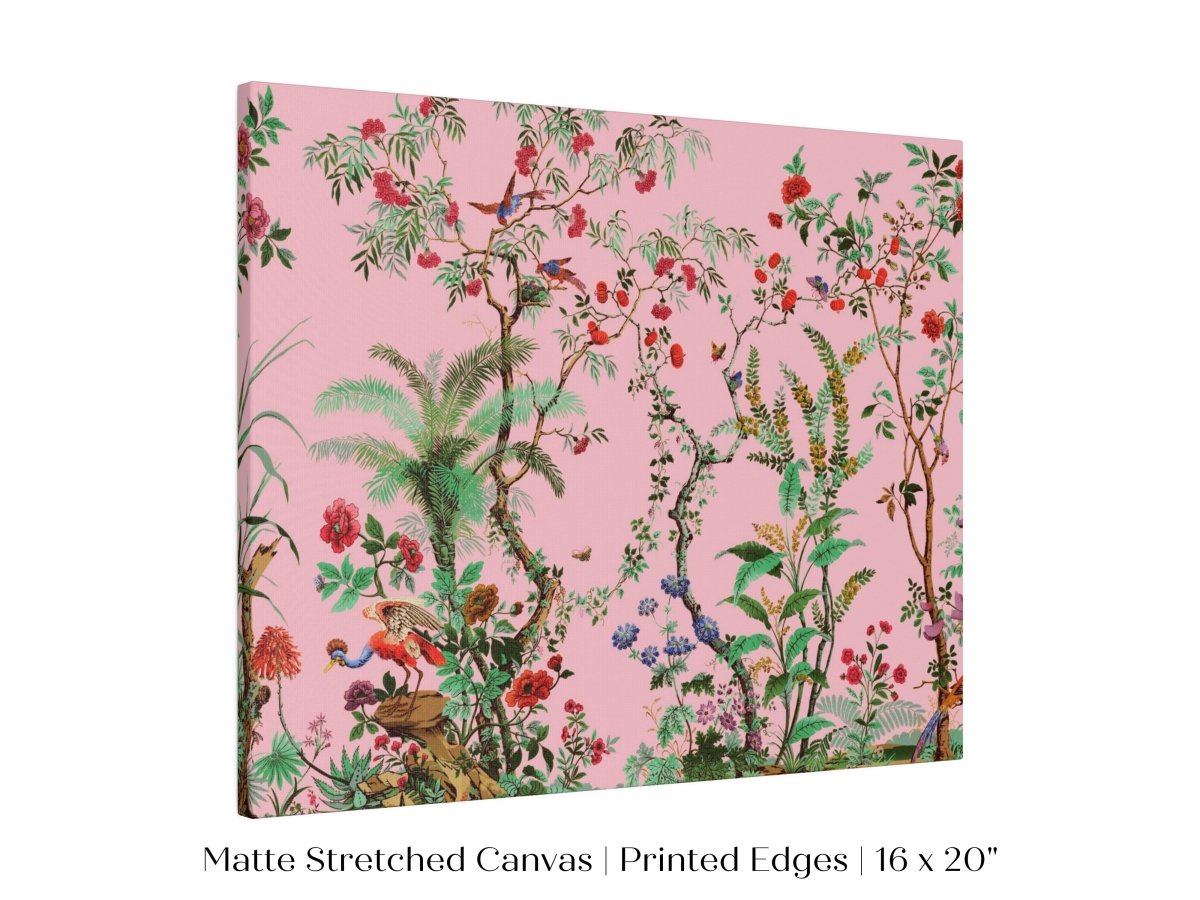 Chinoiserie in Pink | P482 - Single Art Prints - Piccolo Fiore Prints