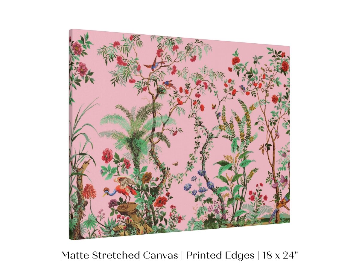 Chinoiserie in Pink | P482 - Single Art Prints - Piccolo Fiore Prints