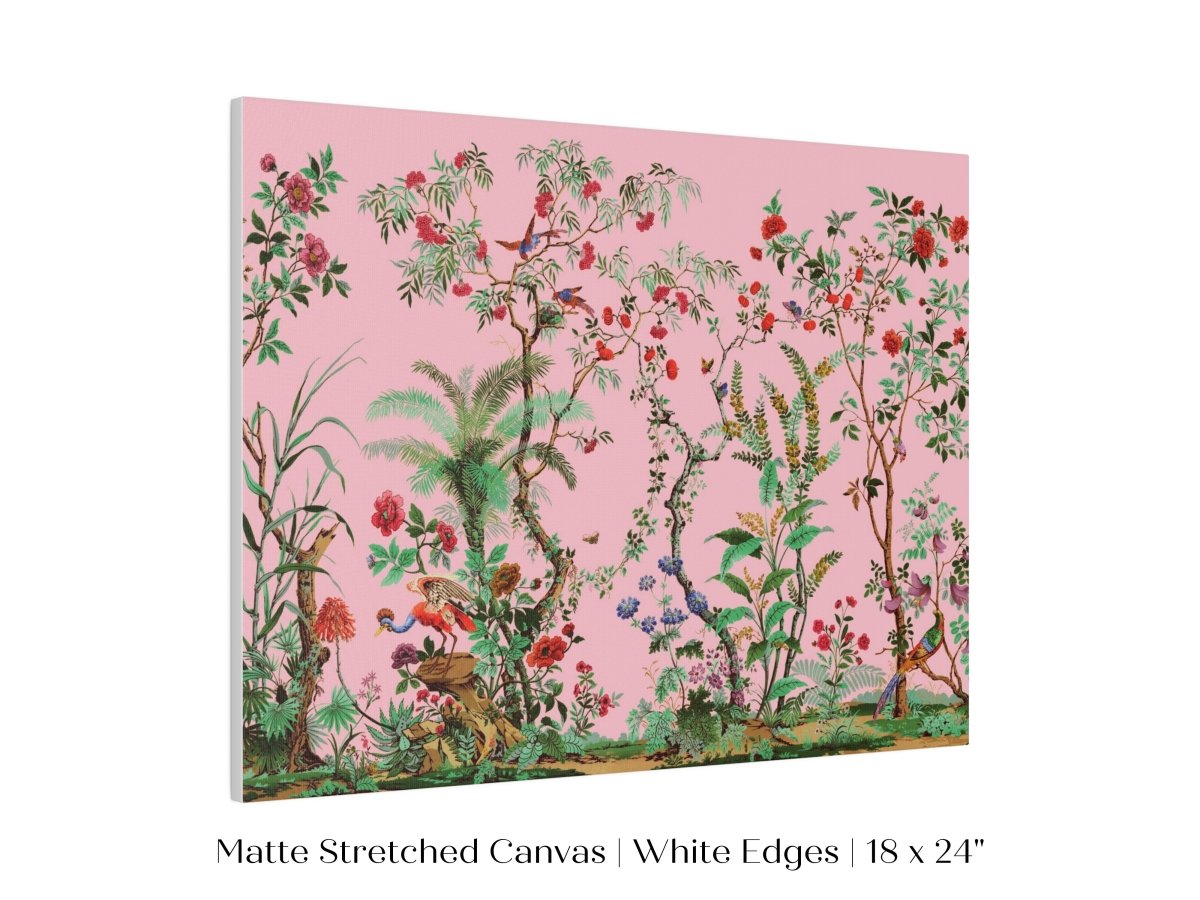 Chinoiserie in Pink | P482 - Single Art Prints - Piccolo Fiore Prints
