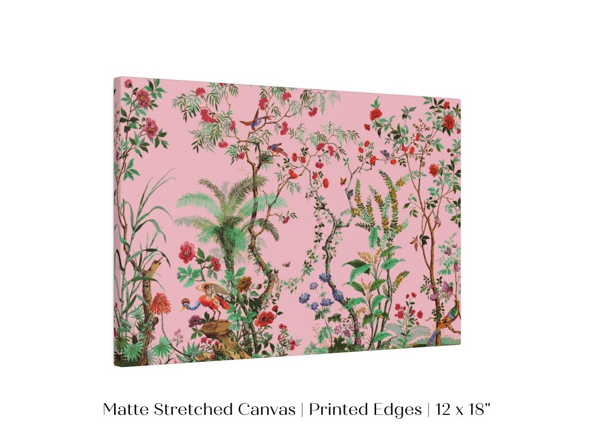Chinoiserie in Pink | P482 - Single Art Prints - Piccolo Fiore Prints