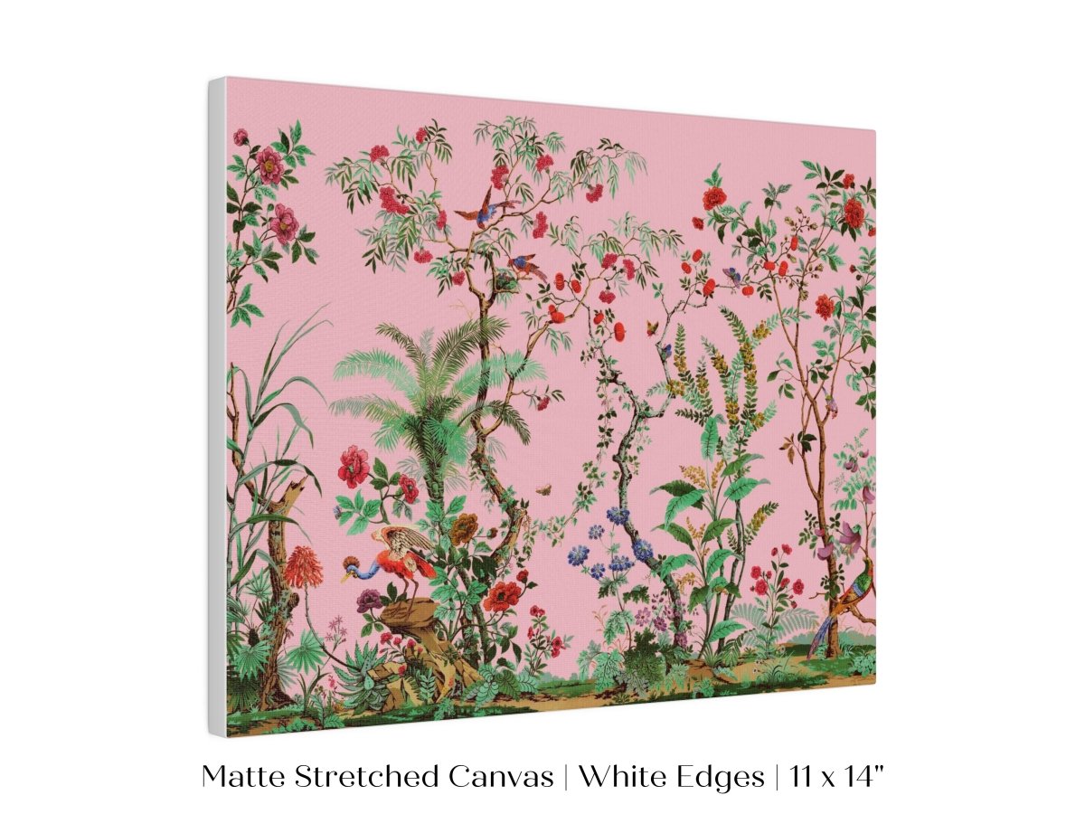 Chinoiserie in Pink | P482 - Single Art Prints - Piccolo Fiore Prints