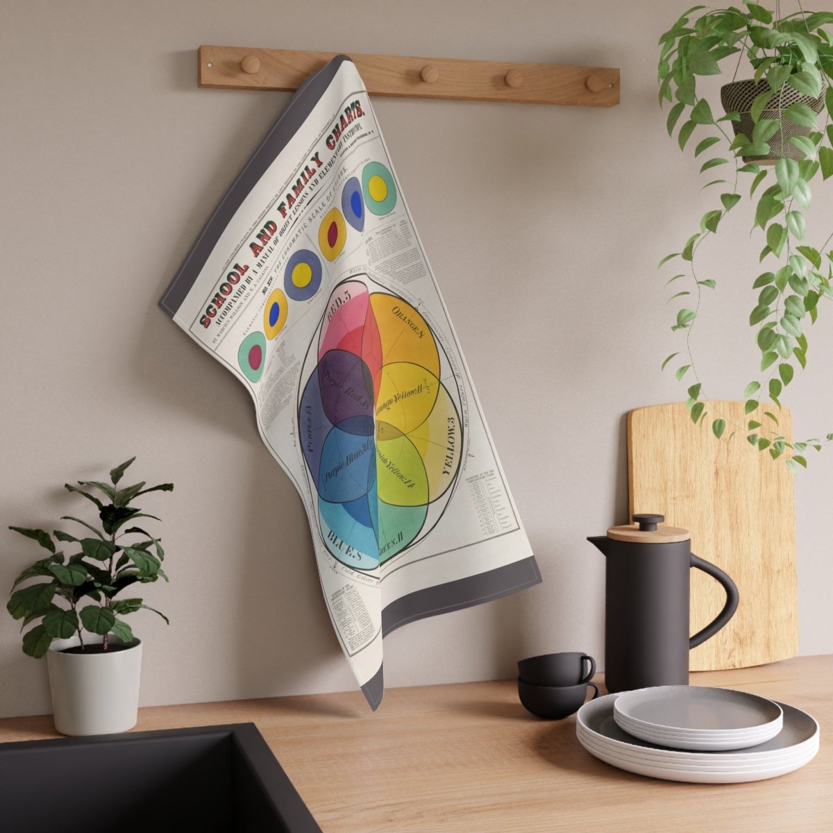 Chromatic Scale of Colours | Tea Towel - Tea Towel - Piccolo Fiore Prints