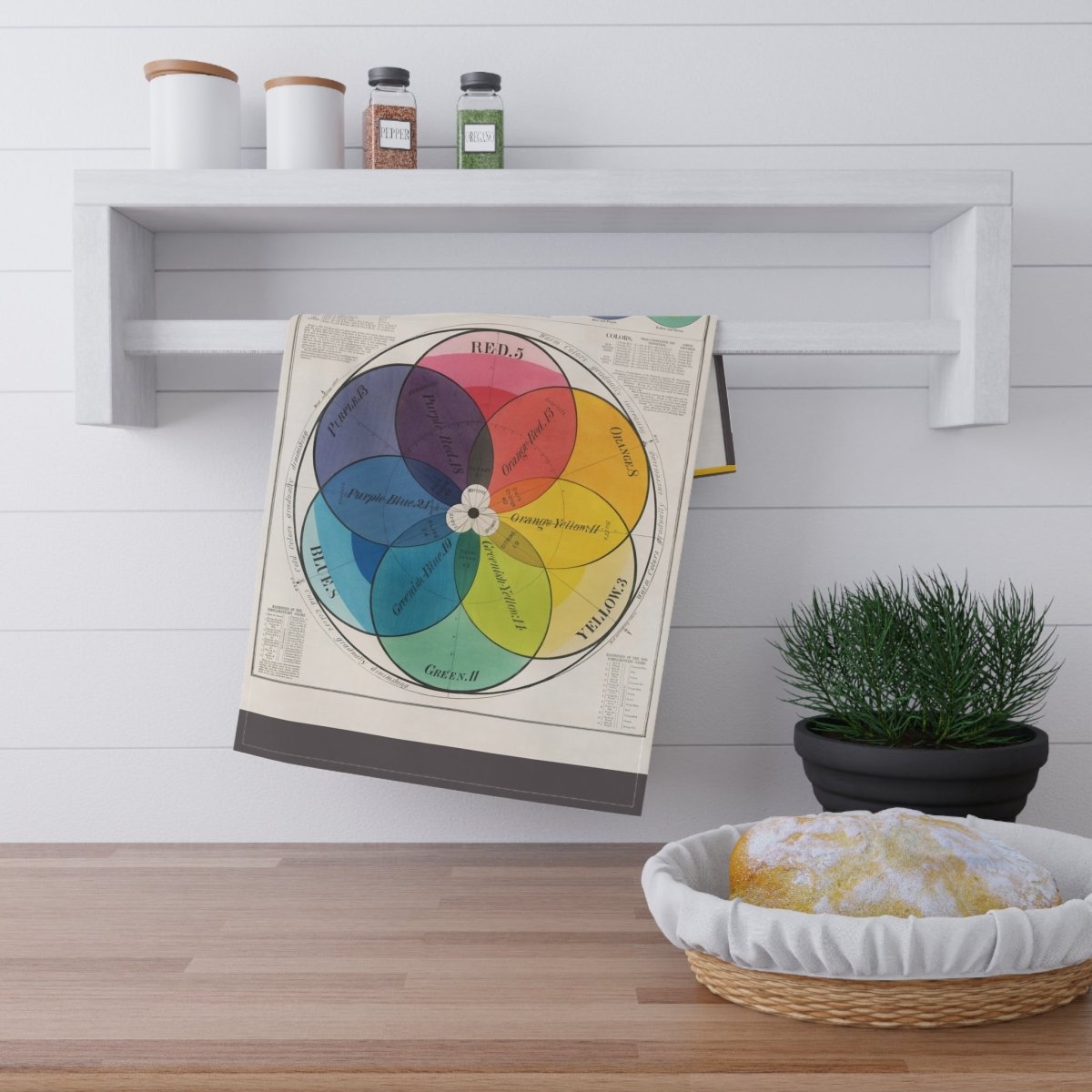 Chromatic Scale of Colours | Tea Towel - Tea Towel - Piccolo Fiore Prints