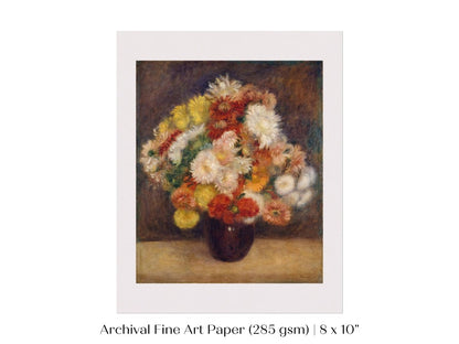 Chrysanthemums | P125 - Single Art Prints - Piccolo Fiore Prints