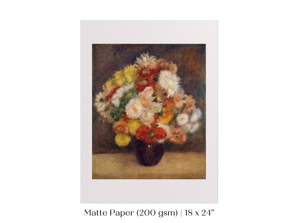 Chrysanthemums | P125 - Single Art Prints - Piccolo Fiore Prints