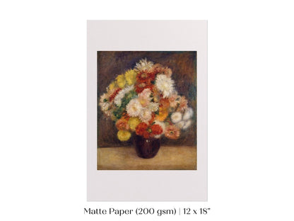 Chrysanthemums | P125 - Single Art Prints - Piccolo Fiore Prints