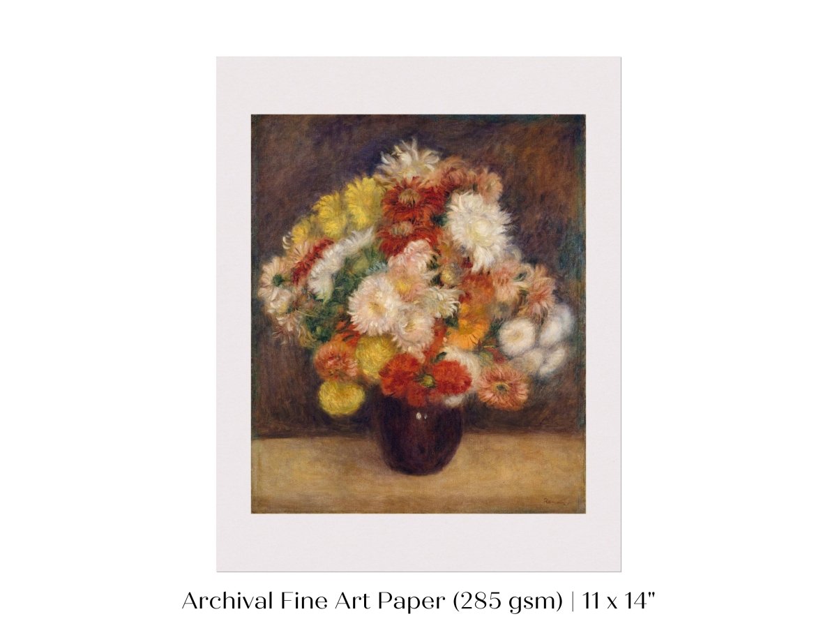 Chrysanthemums | P125 - Single Art Prints - Piccolo Fiore Prints