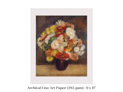 Chrysanthemums | P125 - Single Art Prints - Piccolo Fiore Prints