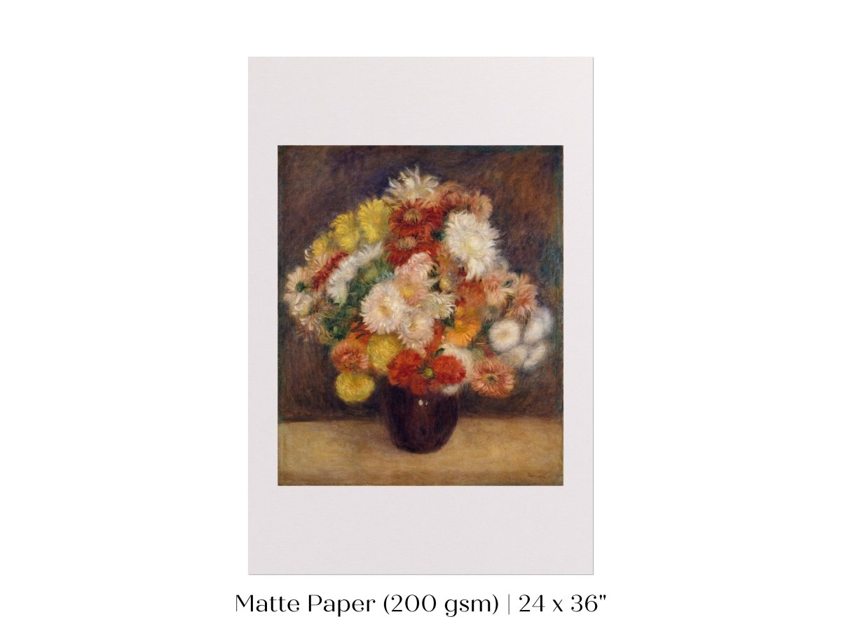 Chrysanthemums | P125 - Single Art Prints - Piccolo Fiore Prints