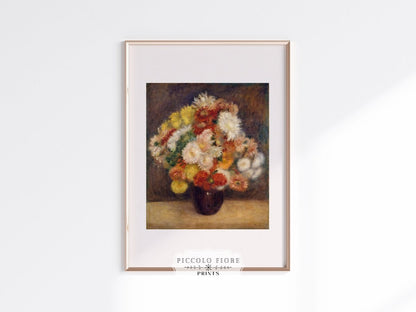 Chrysanthemums | P125 - Single Art Prints - Piccolo Fiore Prints