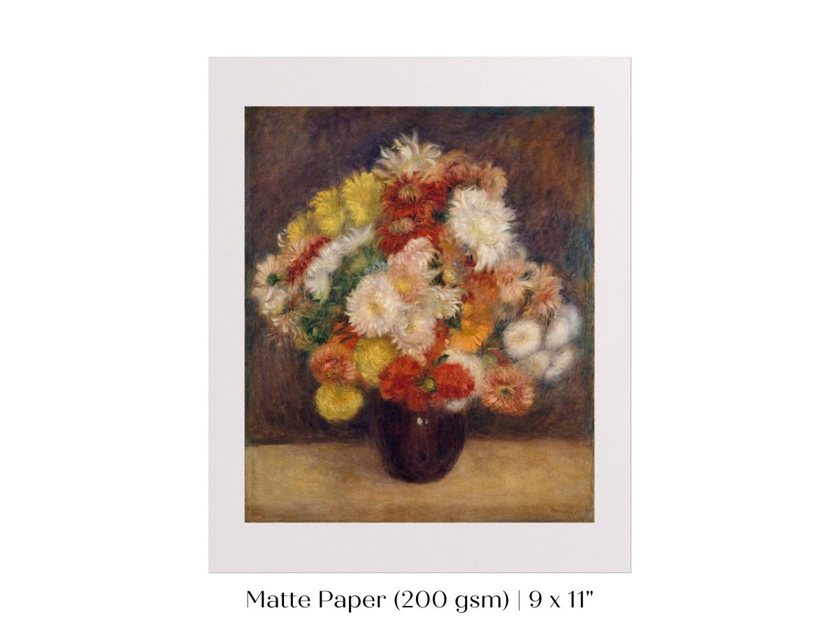 Chrysanthemums | P125 - Single Art Prints - Piccolo Fiore Prints