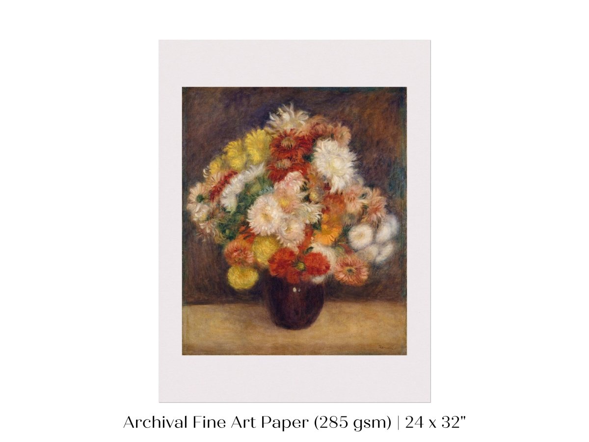 Chrysanthemums | P125 - Single Art Prints - Piccolo Fiore Prints