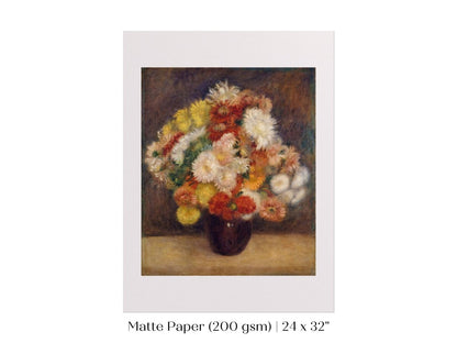 Chrysanthemums | P125 - Single Art Prints - Piccolo Fiore Prints