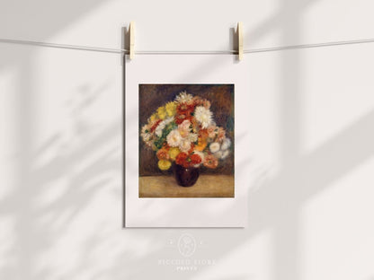 Chrysanthemums | P125 - Single Art Prints - Piccolo Fiore Prints