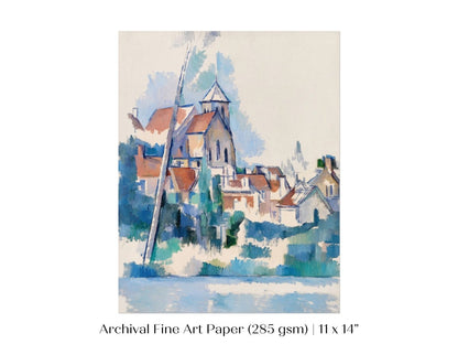 Church at Montigny - sur - Loing | P93 - Single Art Prints - Piccolo Fiore Prints