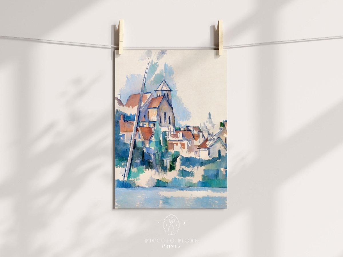 Church at Montigny - sur - Loing | P93 - Single Art Prints - Piccolo Fiore Prints
