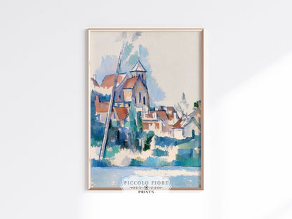 Church at Montigny - sur - Loing | P93 - Single Art Prints - Piccolo Fiore Prints