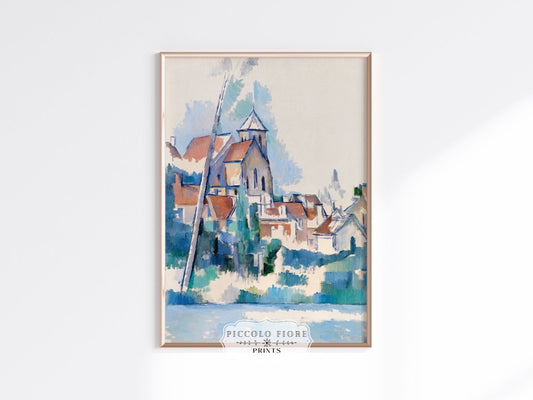 Church at Montigny - sur - Loing | P93 - Single Art Prints - Piccolo Fiore Prints