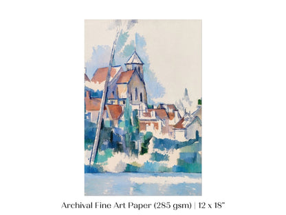 Church at Montigny - sur - Loing | P93 - Single Art Prints - Piccolo Fiore Prints