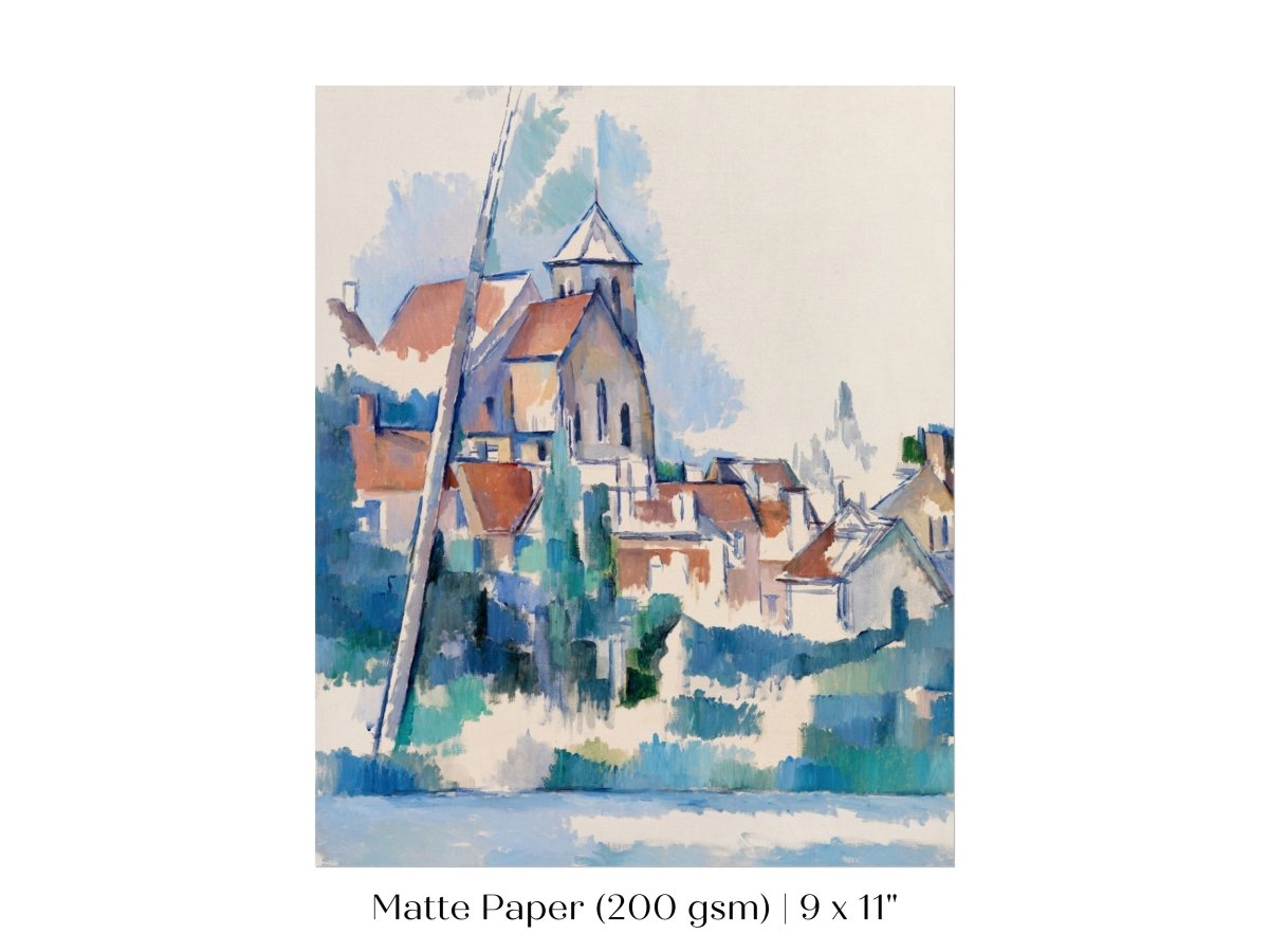 Church at Montigny - sur - Loing | P93 - Single Art Prints - Piccolo Fiore Prints