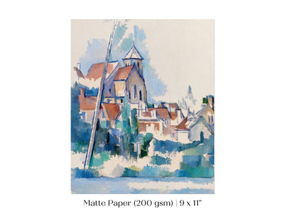 Church at Montigny - sur - Loing | P93 - Single Art Prints - Piccolo Fiore Prints