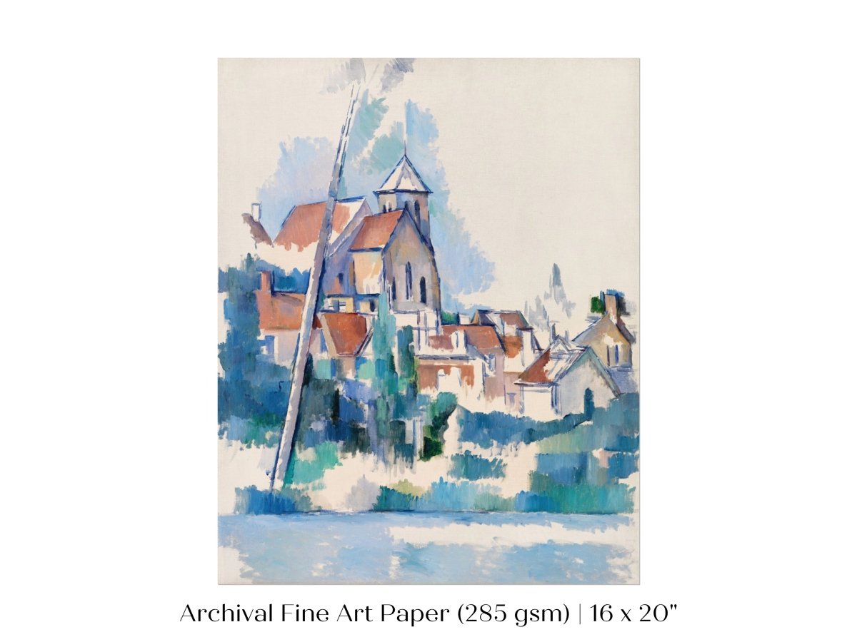 Church at Montigny - sur - Loing | P93 - Single Art Prints - Piccolo Fiore Prints