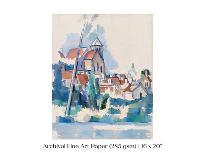 Church at Montigny - sur - Loing | P93 - Single Art Prints - Piccolo Fiore Prints